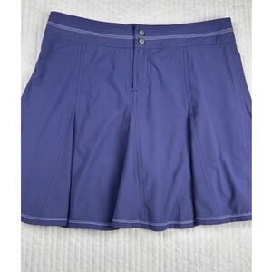 Title Nine Flare Skort SZ 10 Purple Athleisure Golf Skirt Pickleball Outdoor